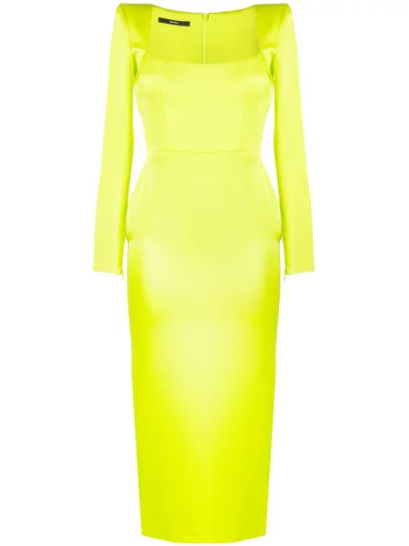 Rochie midi Alex Perry până la genunchi de costum verde