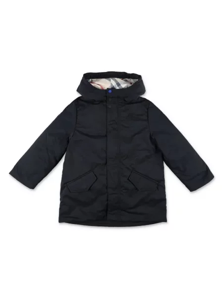 Parka dziecięca Burberry czarna