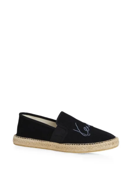 Espadrile Kenzo cu broderie negru