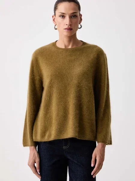 Marella pulover pentru femei din lână MLLVEZZOSO verde