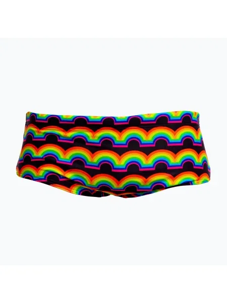 Boxeri de înot pentru bărbați Funky Trunks Sidewinder Trunks rainbowie