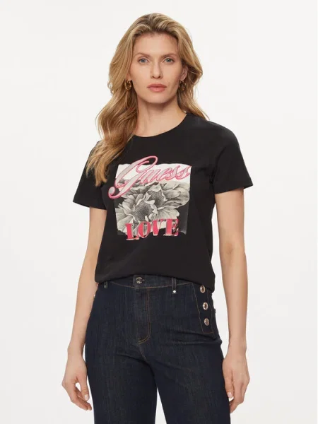 GUESS Tricou negru