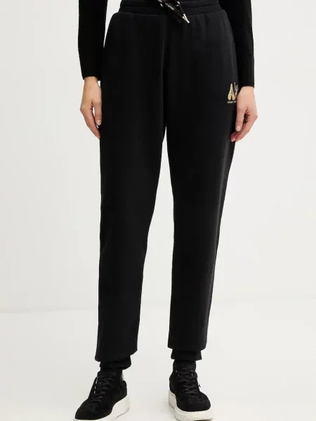 Armani Exchange spodnie dresowe czarne