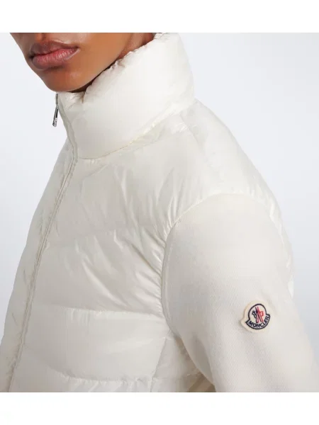 Cardigan Moncler de lână alb