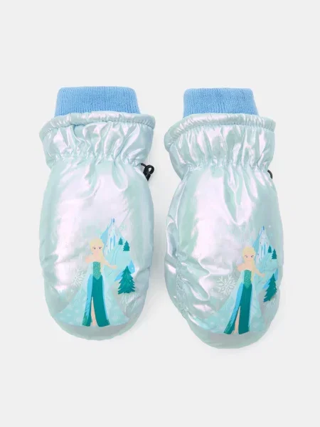 Sinsay Rukavice s flísovou podšívkou Frozen modrá