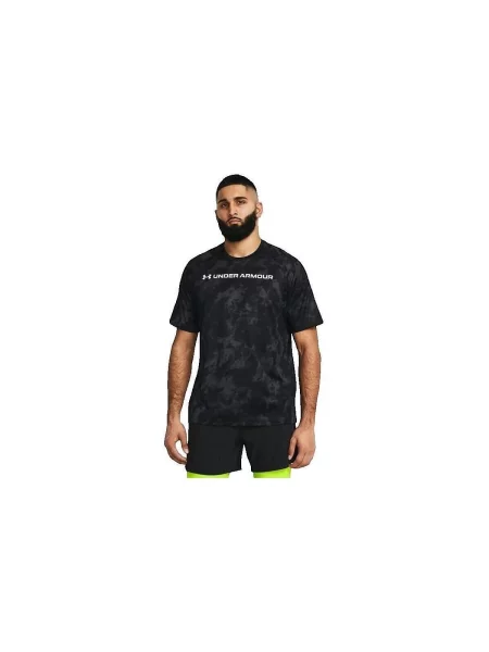 Terepmintás fürdőruha Under Armour fekete