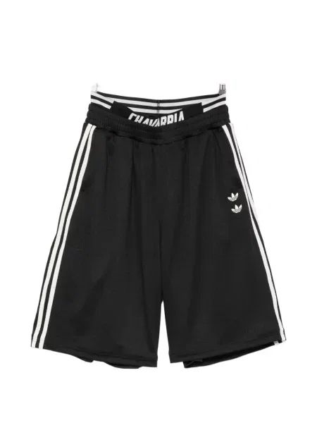 Pantaloni scurți Adidas cu autograf plasă negru