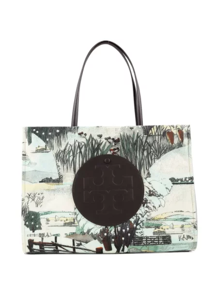 Geantă shopper Tory Burch cu autograf