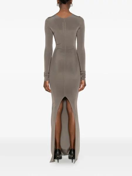 Κοστούμι μάξι φόρεμα Rick Owens γκρι