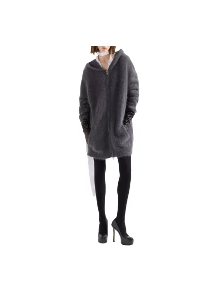 Bluza z kapturem 7 For All Mankind szara