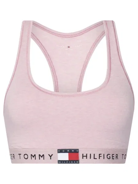 Tommy Hilfiger Melltartó felső rózsaszín