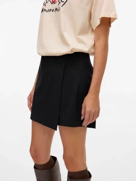 VERO MODA Hlače črna