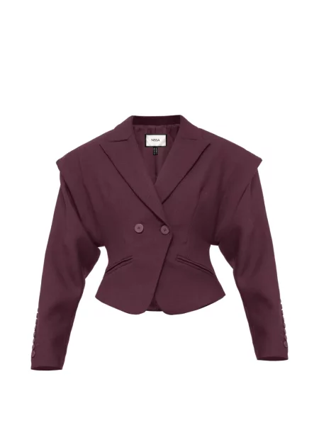 Sacou Nissa de lână violet