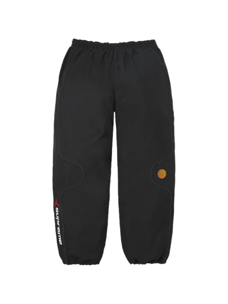 Pantaloni Supreme cu imagine alergare negru