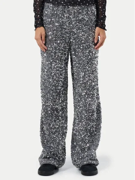 Noisy May Pantaloni din Mia argintiu