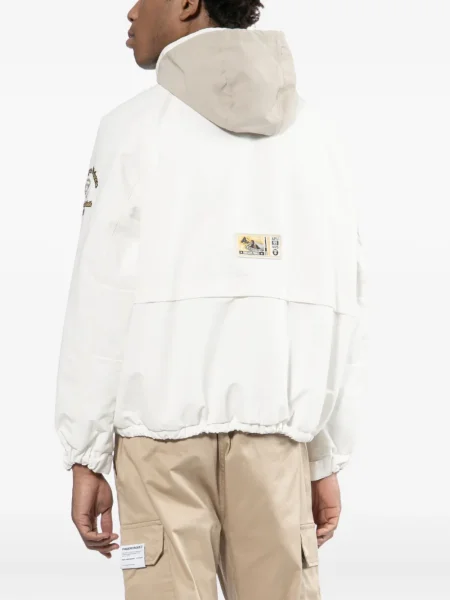 Geacă Aape By A Bathing Ape cu petice alb