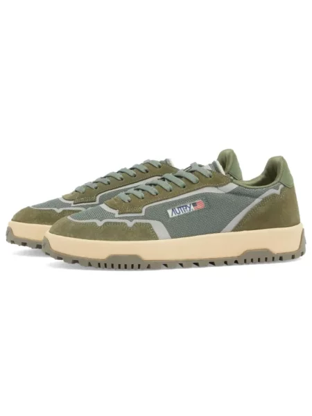Sneakersy Autry zamszowe zielone