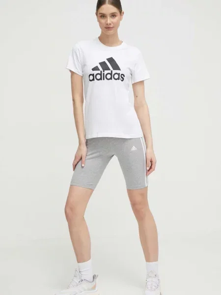 Adidas Športové kraťasy Essentials Bike Shorts sivá