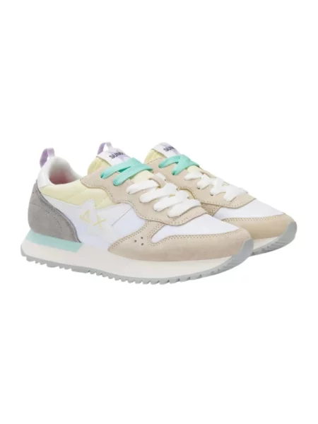 Sneakersy Sun68 białe