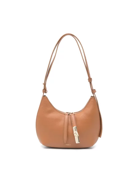 Torebka Furla skórzana brązowa