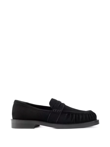 Pantofi loafer Chuckies cu volane negru