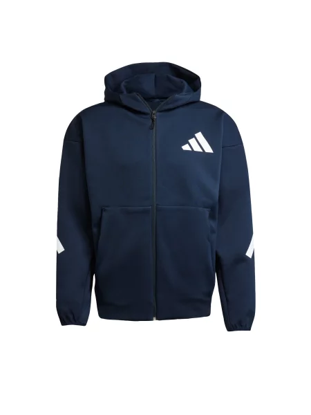 ADIDAS SPORTSWEAR Sportski gornji dio trenirke Z.N.E. tamno plava bijela