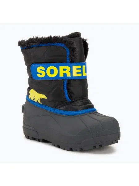 Sorel Snow Commander юношески ботуши за сняг черни/супер сини черно