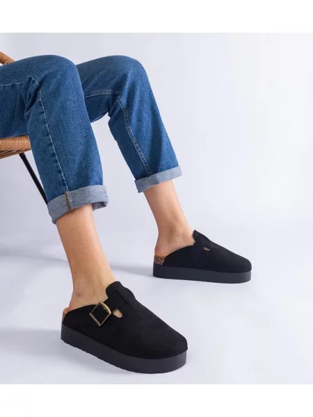 Domáce papuče D/ceo čierna