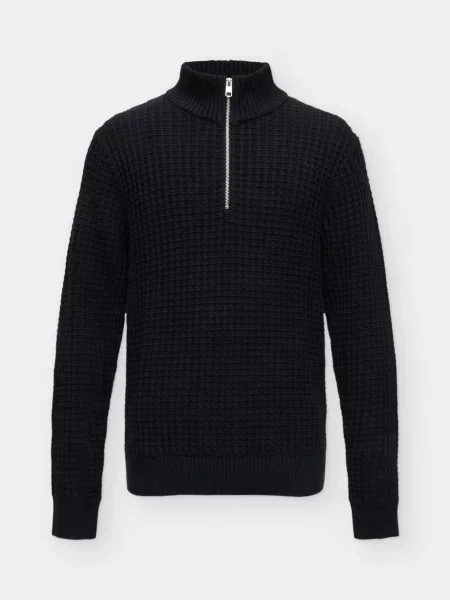 SELECTED Pulover SLMTOM' negru
