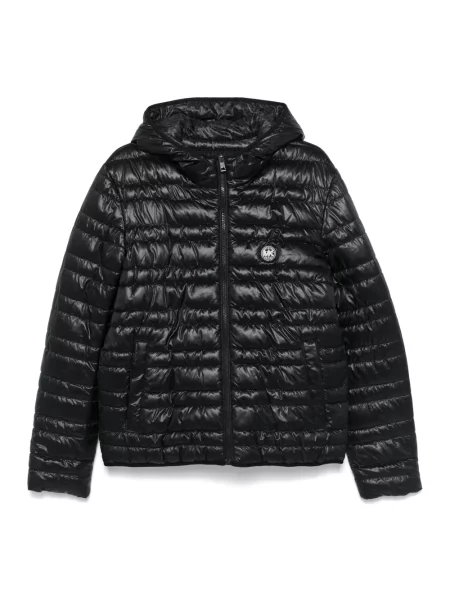Kurtka puchowa Michael Kors z kapturem czarna