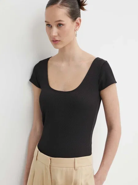 Kratka majica HUGO črna