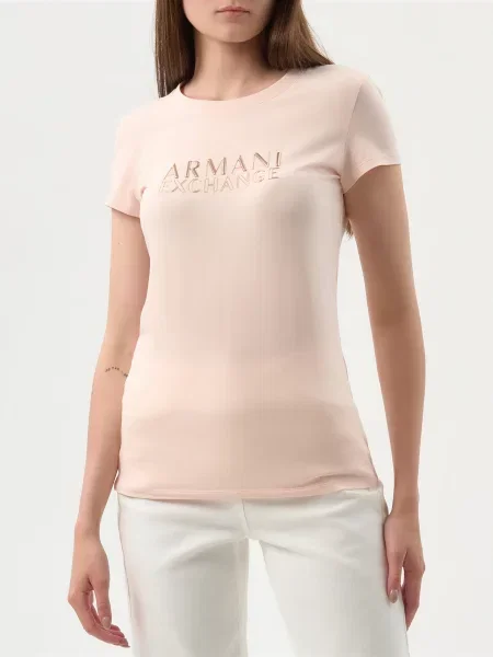 Футболка Armani Exchange розовая