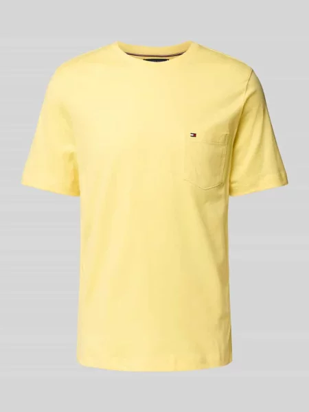 T-shirt o kroju regular fit z czystej bawełny Tommy Hilfiger
