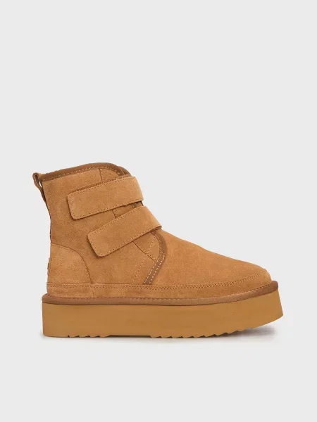 Кожаные сапоги Prpy коричневые