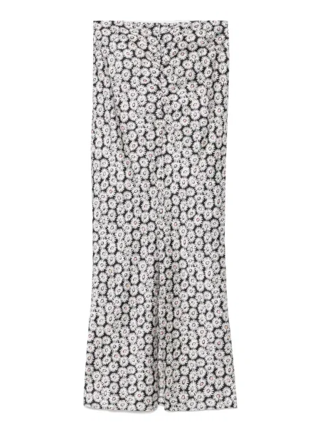 Maksi spódnica maxi Hugo w kwiatki z nadrukiem czarna