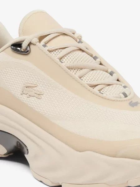 Кросівки Lacoste текстиль бежевий