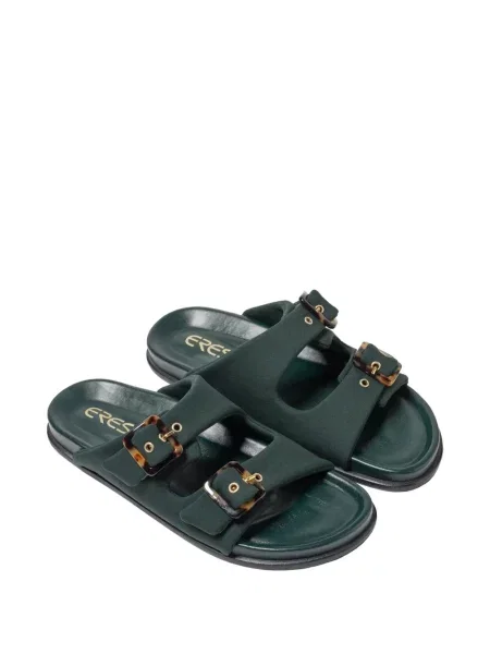 Papuci tip mules Eres verde