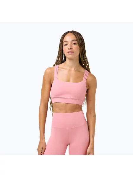 Sportmelltartó Sweaty Betty Ultimate Studio Ruched dark deco pink. Méret: L rózsaszín