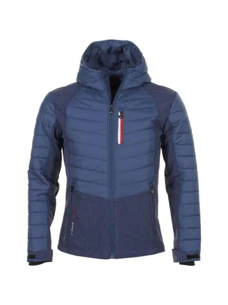 Geacă Peak Mountain softshell albastru