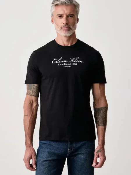 Calvin Klein Jeans tričko pánske čierna