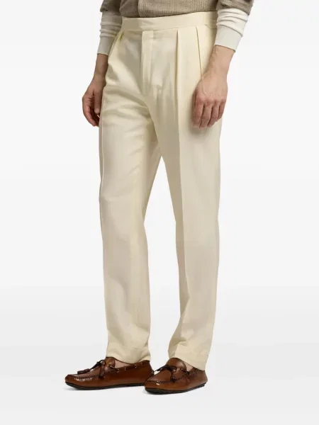 Pantaloni Ralph Lauren Purple Label de lână violet
