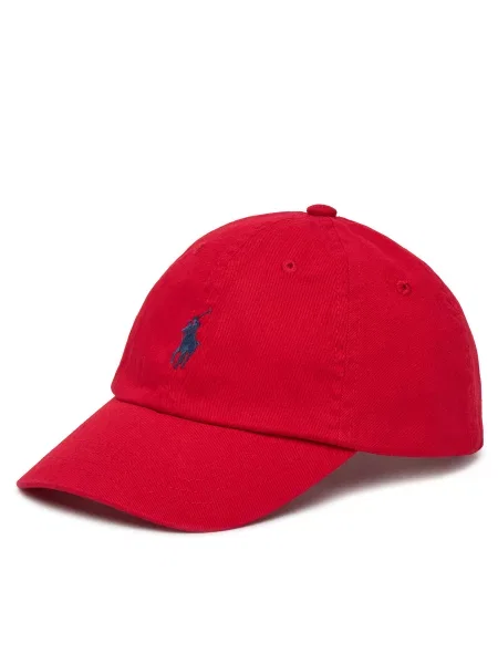 Kepurė su snapeliu Polo Ralph Lauren raudona