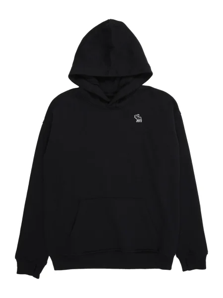 Hanorac din fleece copii Abercrombie & Fitch gri