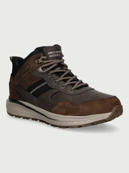 Botine Skechers maro