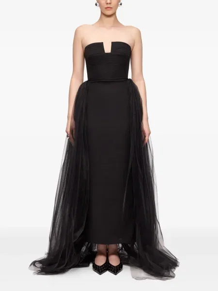 Rochie V:pm Atelier din tul de costum negru