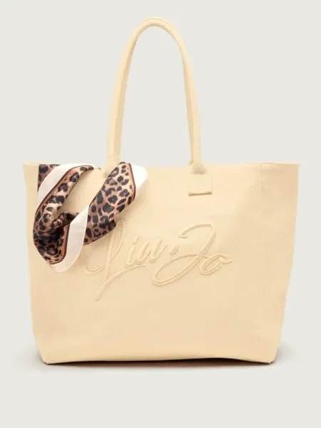 Liu Jo Geantă de plajă Plentia bej