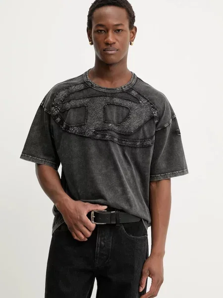 Diesel tricou din T-BOXT-DEN gri