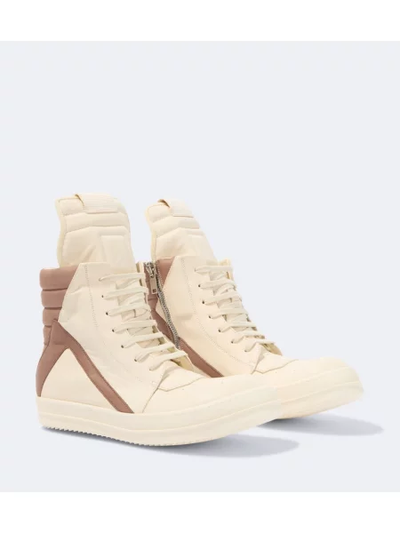 Sneakerși Rick Owens din piele alb