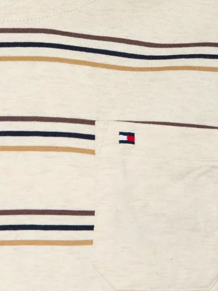 Tommy Hilfiger Koszulka beige czarna