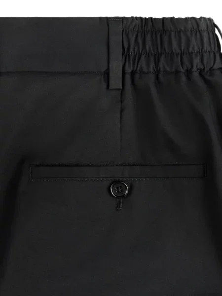 Pantaloni Hogan din satin negru